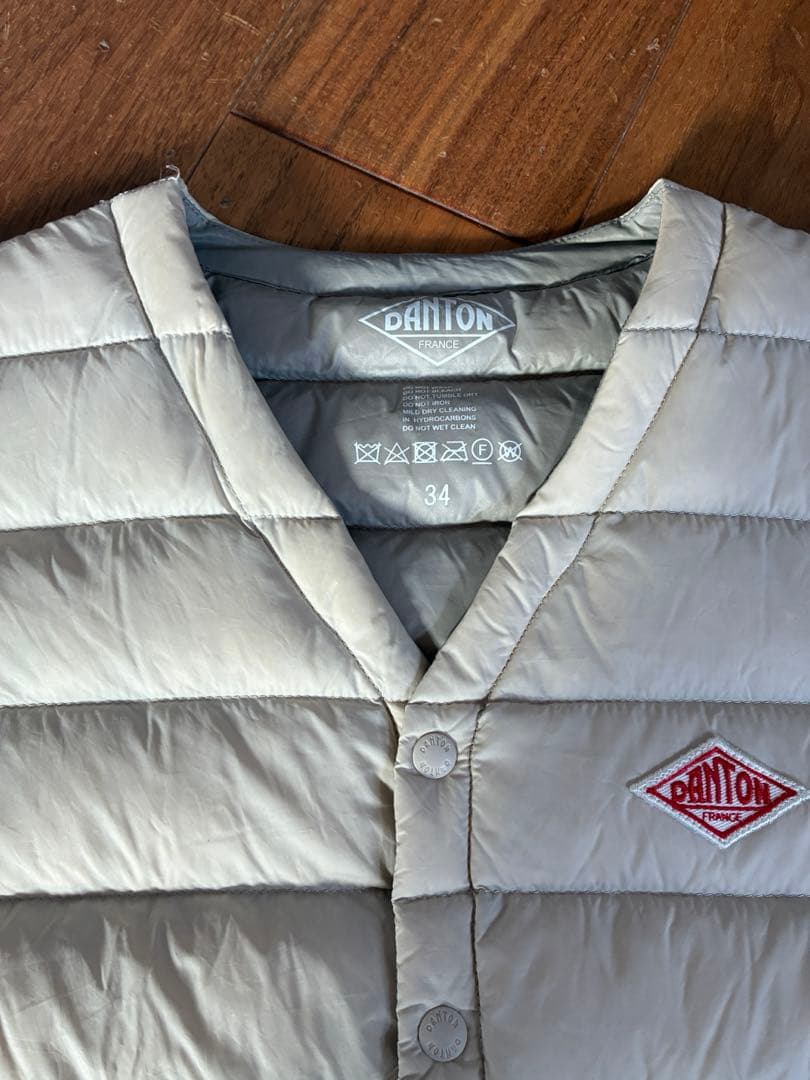 ダントン　ダウンベスト　インナーベスト