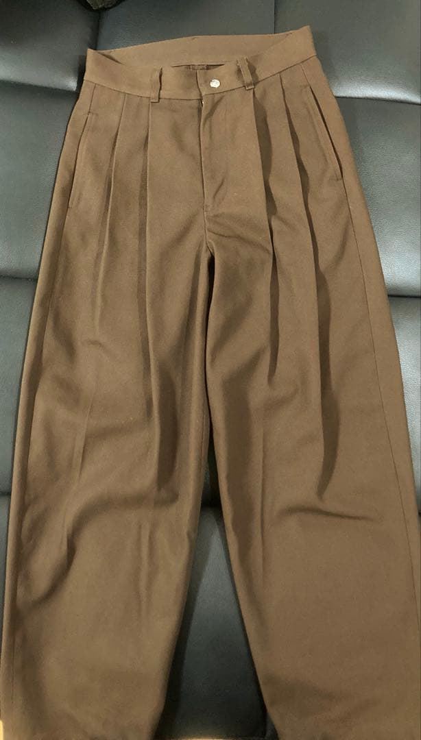 パンツ TTT_MSW 2024AW 2tuck chino pants Brown