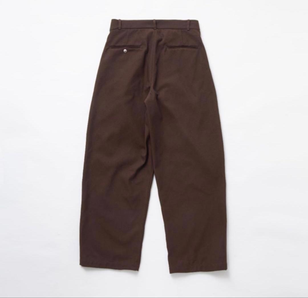 パンツ TTT_MSW 2024AW 2tuck chino pants Brown