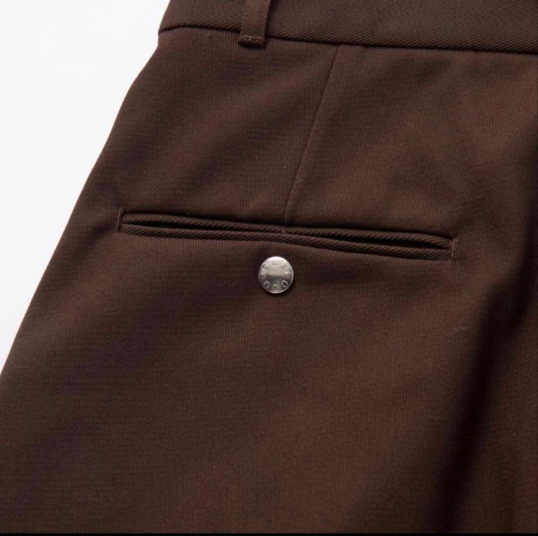 パンツ TTT_MSW 2024AW 2tuck chino pants Brown