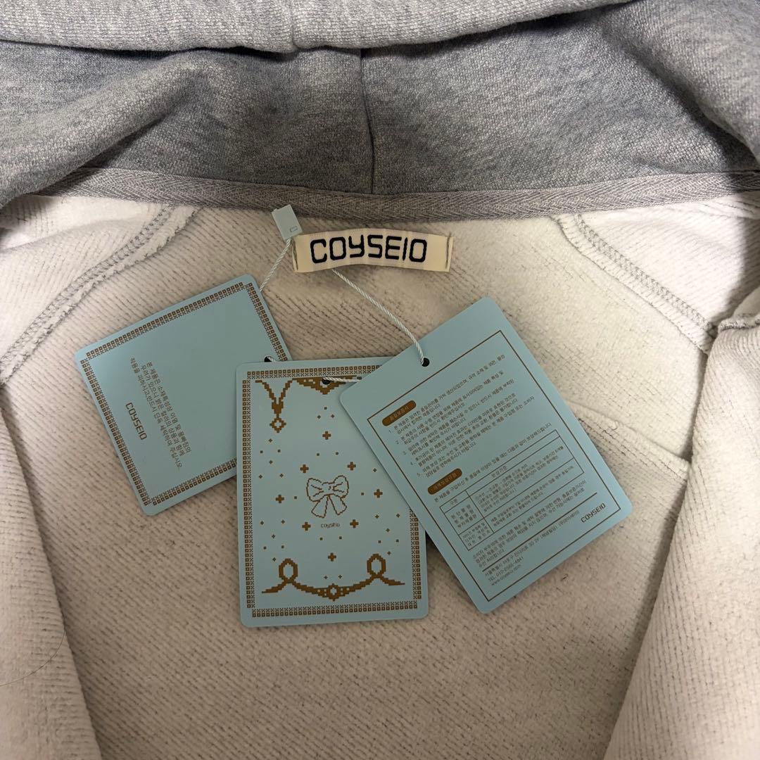 coyseio パーカー グレー