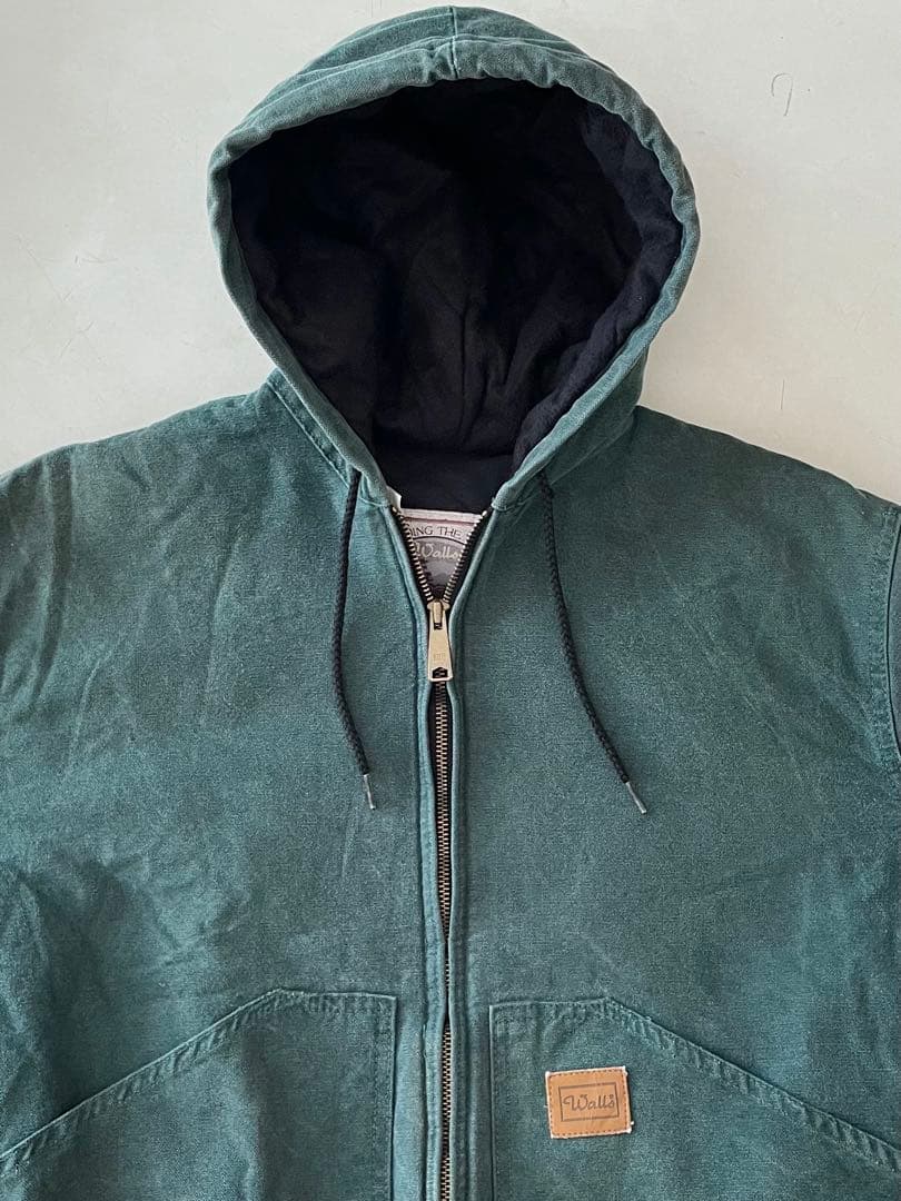 Walls コットンダックパーカー　グリーン LARGE ウォールズ