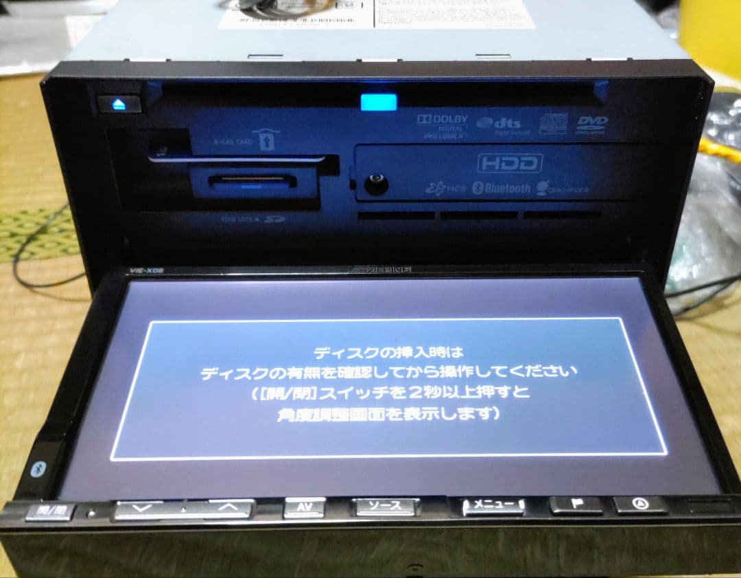 ALPINE VIE-X08 Bluetooth通話 SD DVD 2014年