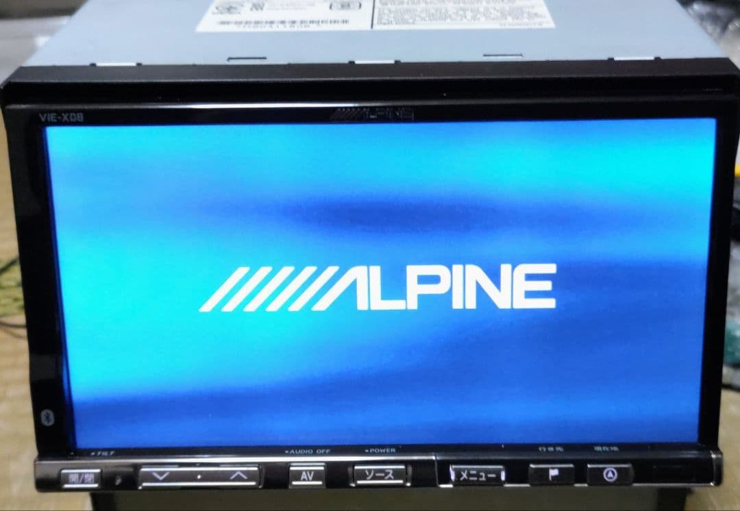 ALPINE VIE-X08 Bluetooth通話 SD DVD 2014年
