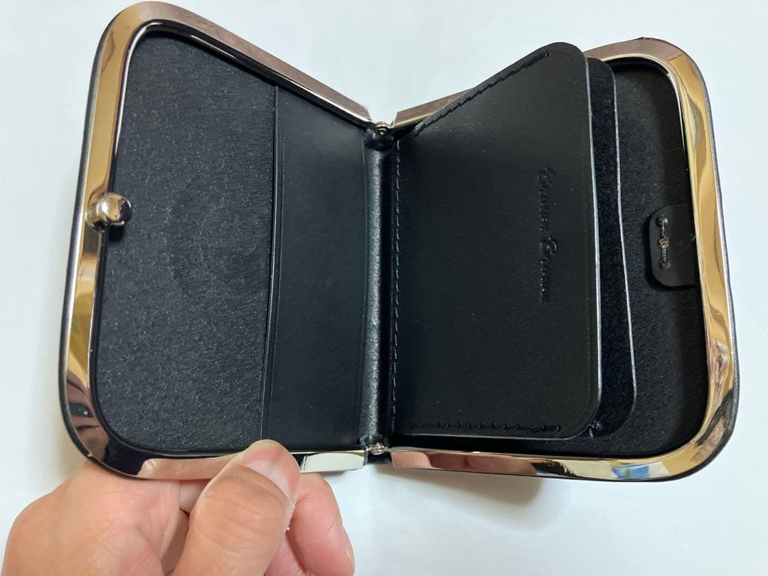 【BrownBrown】ブラウンブラウン/ がま口コンパクトウォレット新品未使用