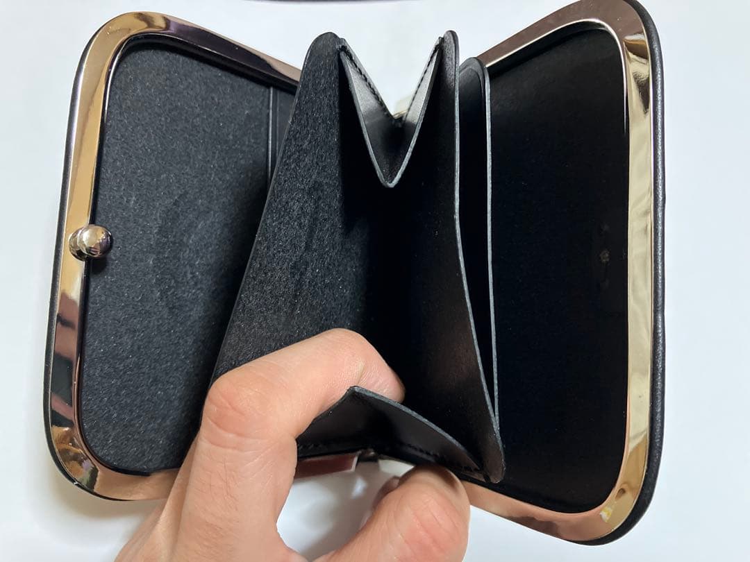 【BrownBrown】ブラウンブラウン/ がま口コンパクトウォレット新品未使用