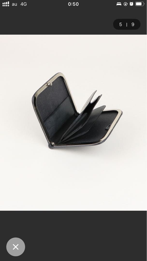 【BrownBrown】ブラウンブラウン/ がま口コンパクトウォレット新品未使用