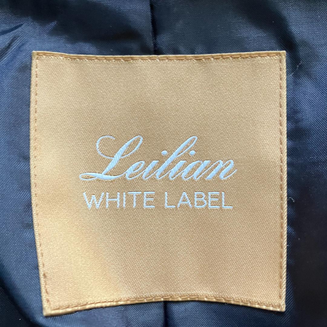 美品◎レリアンホワイトレーベル ダイヤキルト ロングコート 4L 黒 軽量