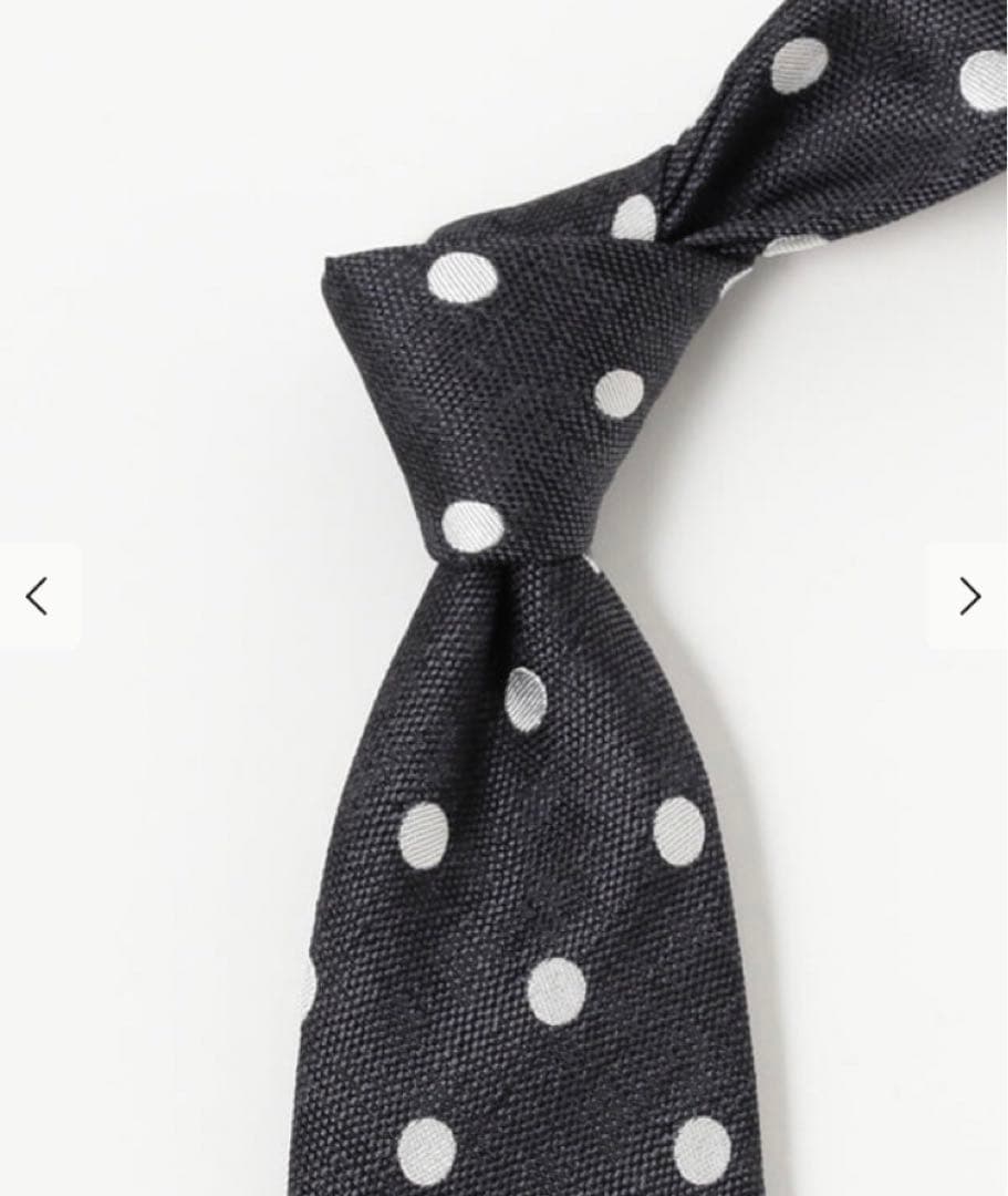 Seaward & Stearn BEAMS F別注 ドットジャカード ネクタイ