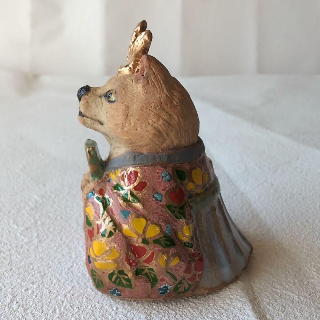 柴犬の雛人形2 陶器製 伝統的スタイル