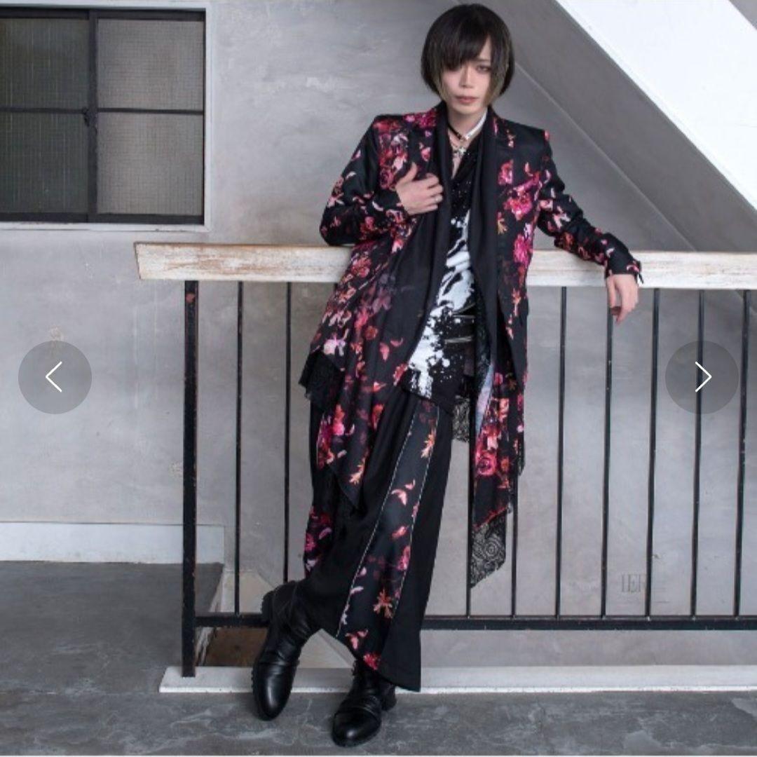 CIVARIZE Detectフラワー柄マチ付きZIPワイドパンツ