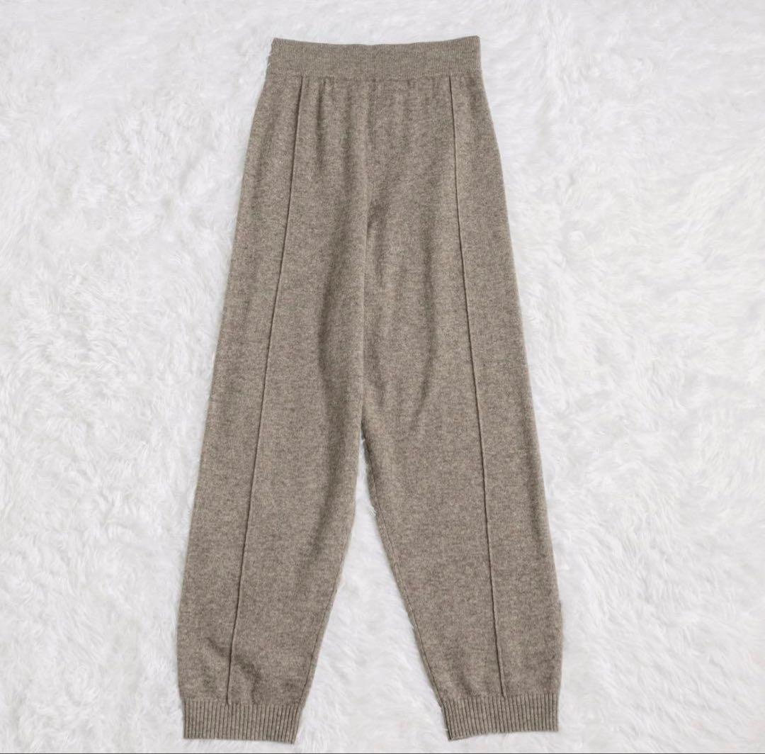 【美品】Whim Gazette 15周年記念アイテム　カシミヤ混ニットパンツ
