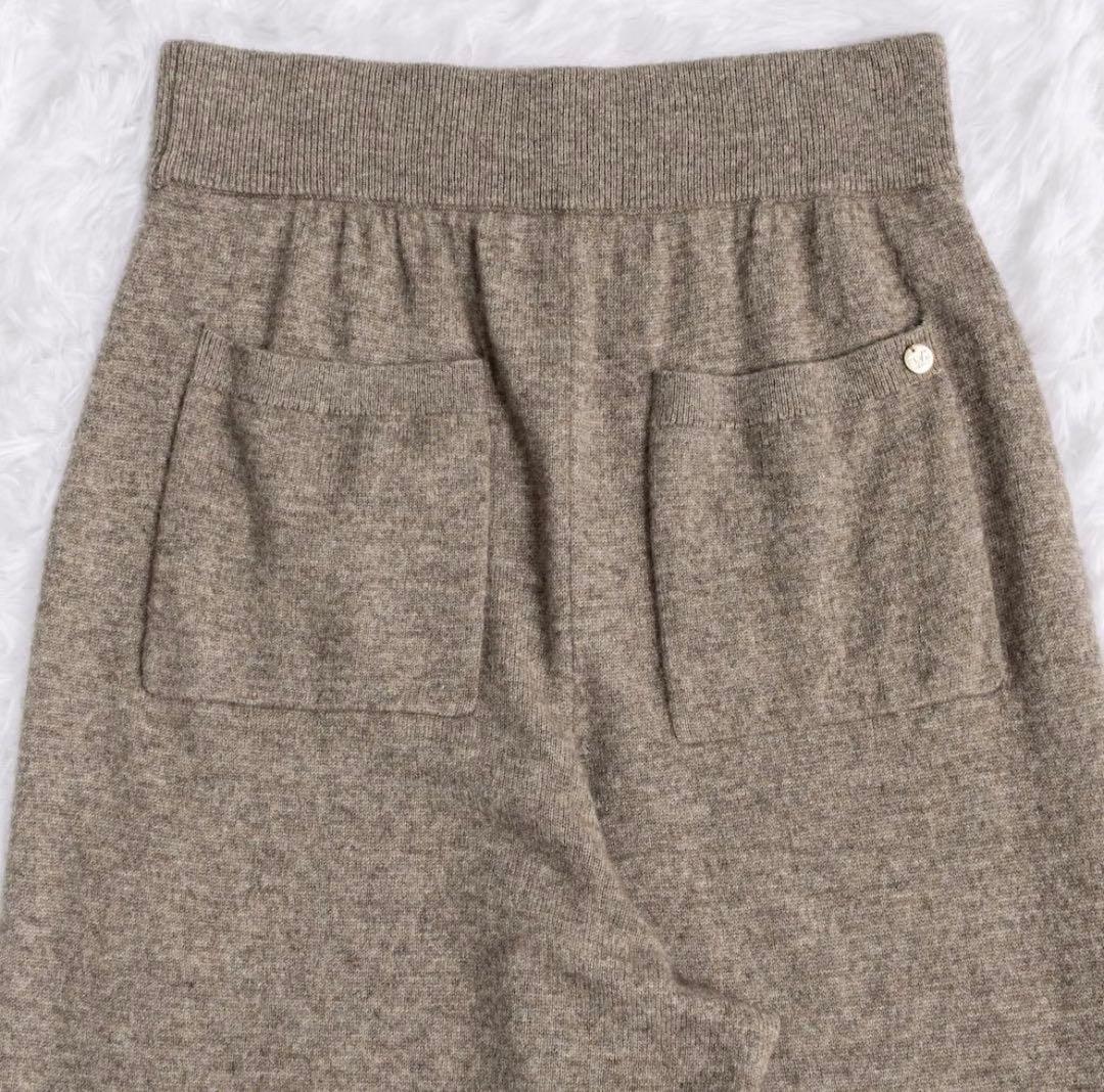 【美品】Whim Gazette 15周年記念アイテム　カシミヤ混ニットパンツ