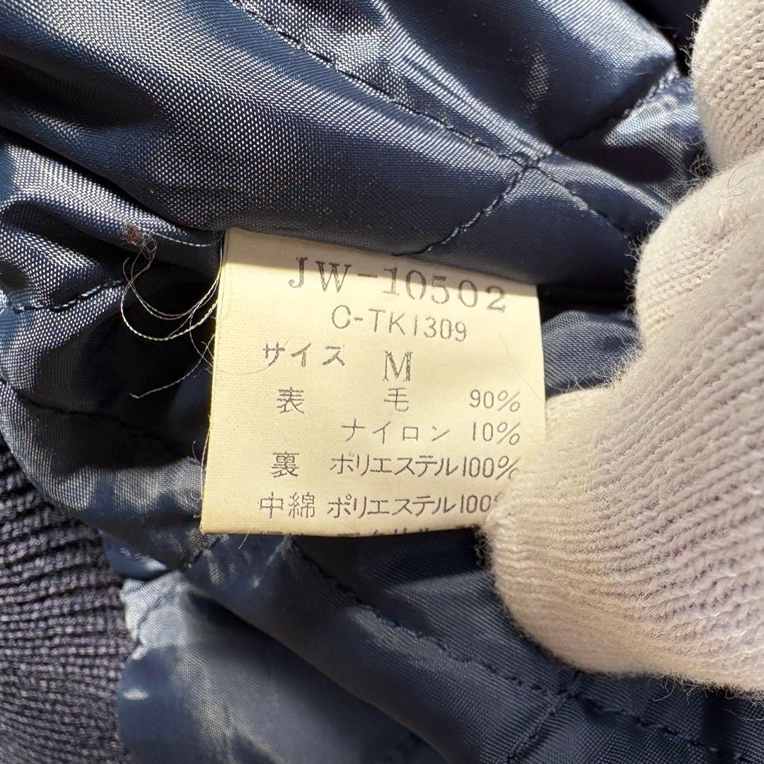 VAN JACKET ヴァンジャケット バックロゴ スタジャン ブラック M