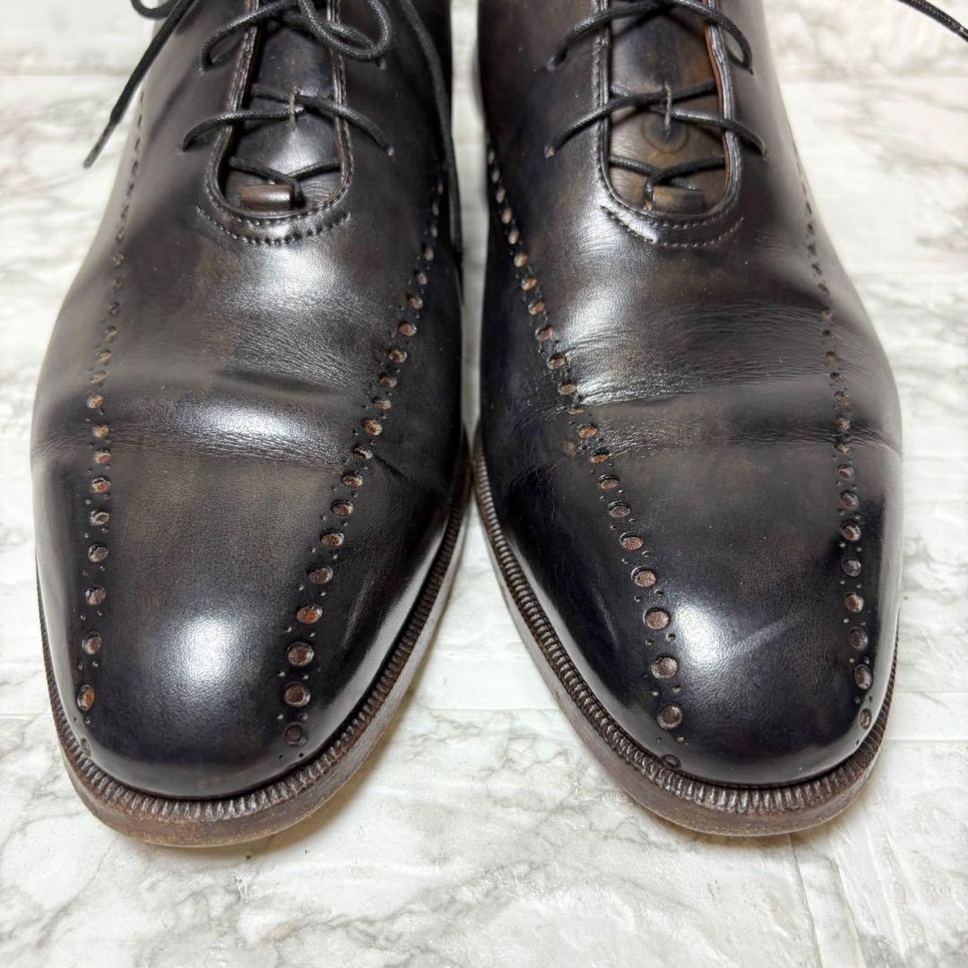 ベルルッティ　Berlti 革靴　レザー　ビジネスシューズ　パンチング