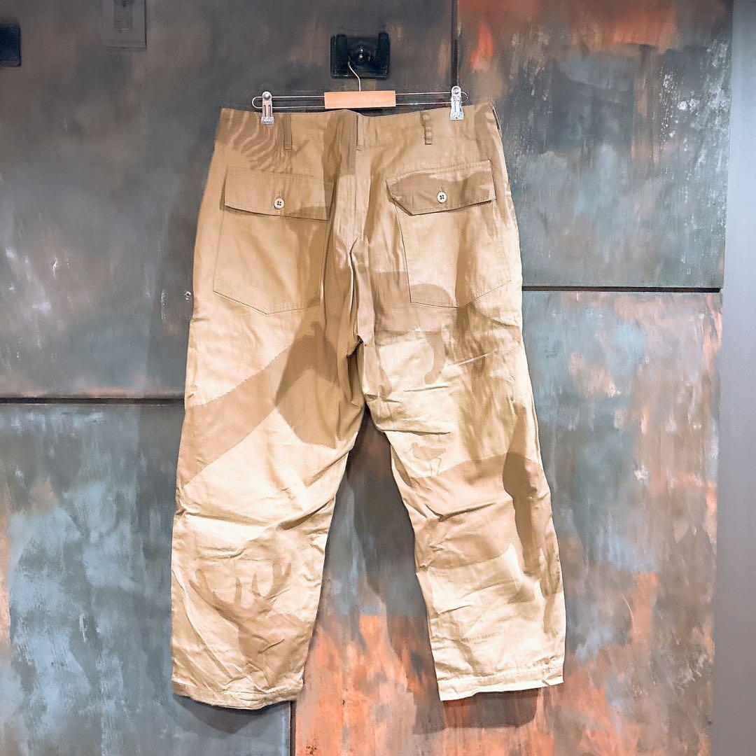 ENGINEERED GARMENTS ファティーグパンツ　アニマル柄　L