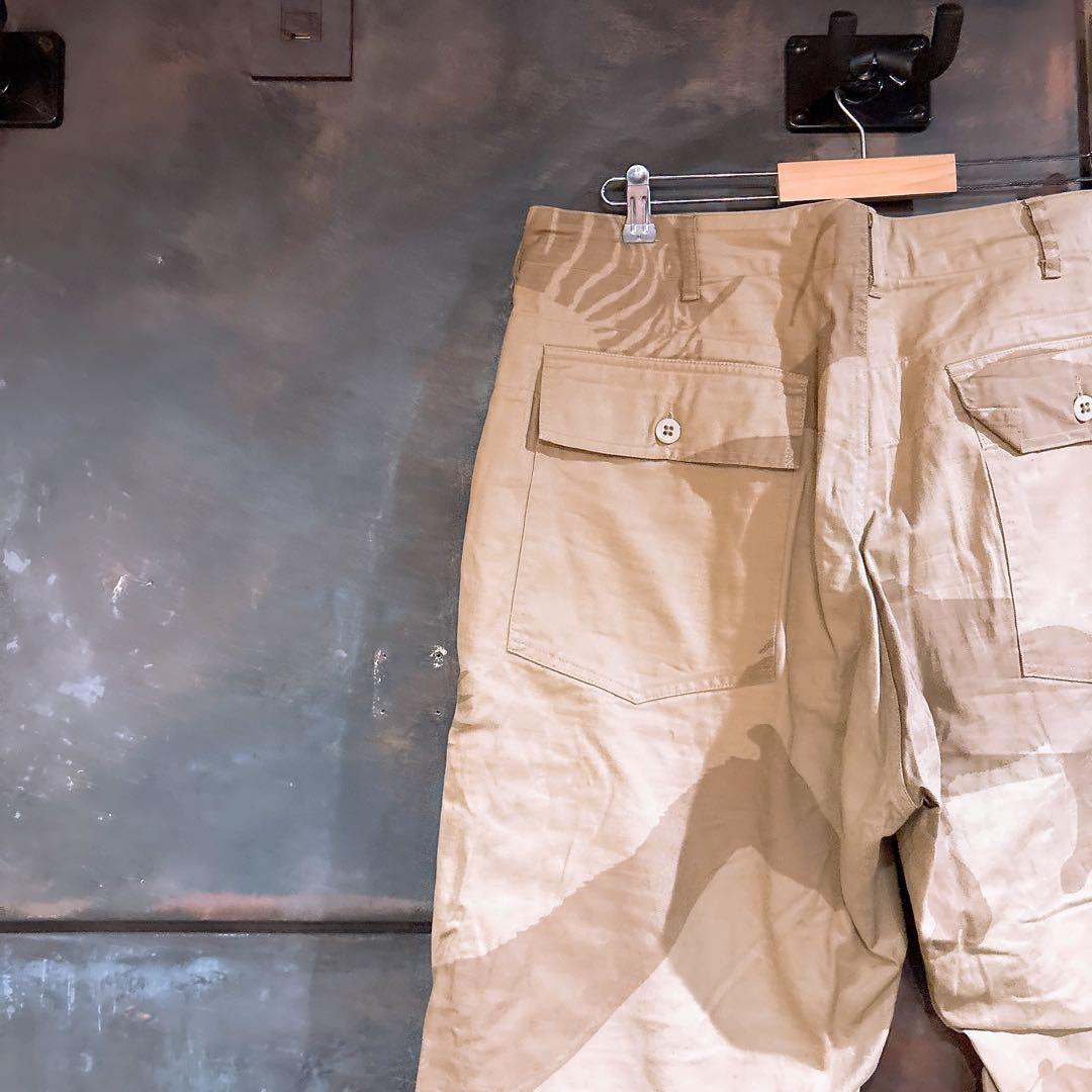 ENGINEERED GARMENTS ファティーグパンツ　アニマル柄　L