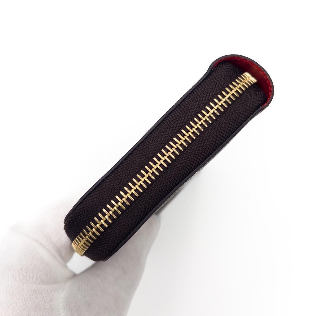 【未使用品級】ルイヴィトン ジッピー・ウォレット モノグラム コクリコ