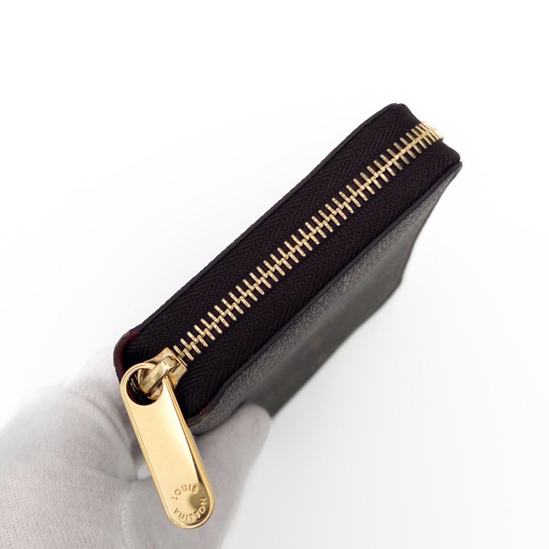 【未使用品級】ルイヴィトン ジッピー・ウォレット モノグラム コクリコ