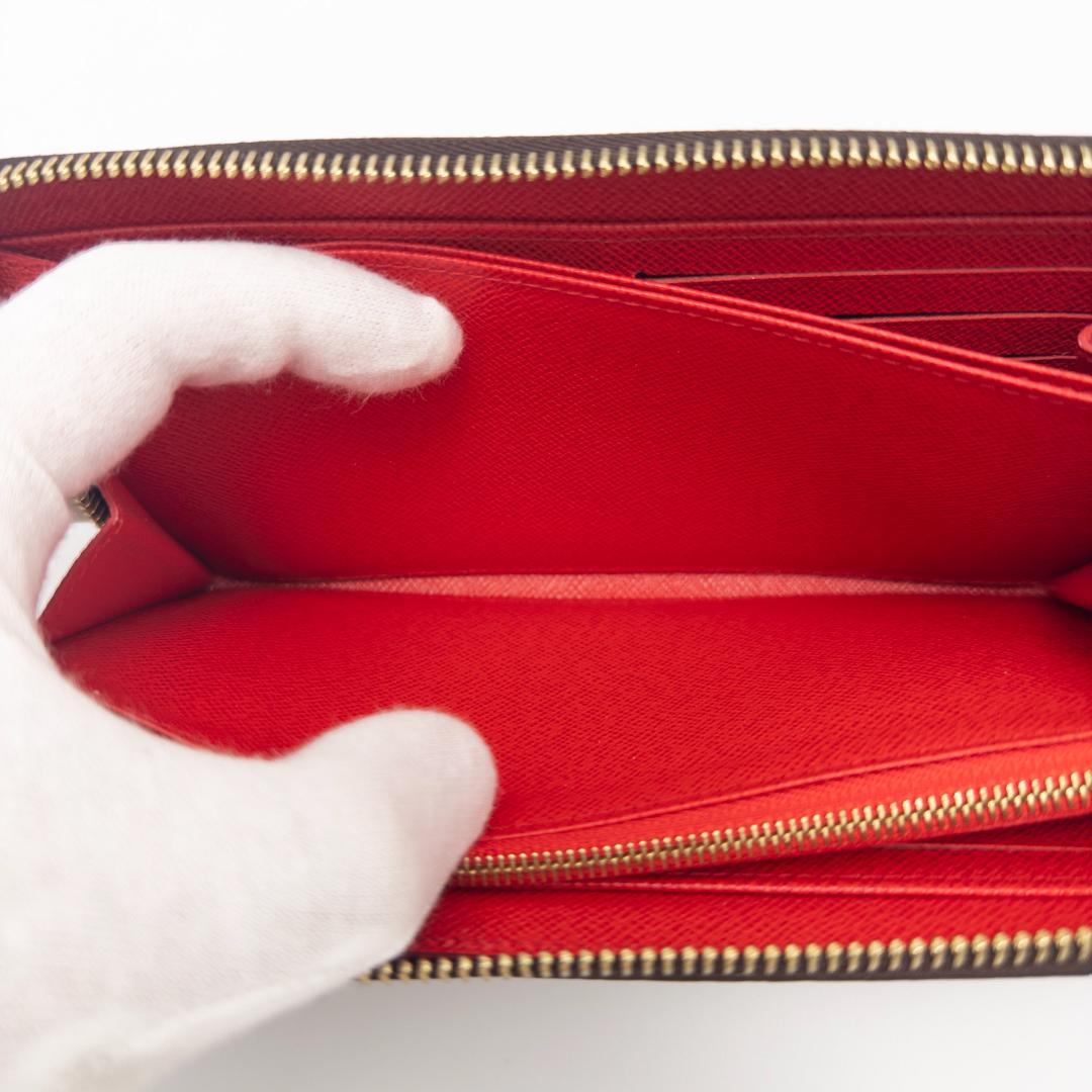 【未使用品級】ルイヴィトン ジッピー・ウォレット モノグラム コクリコ