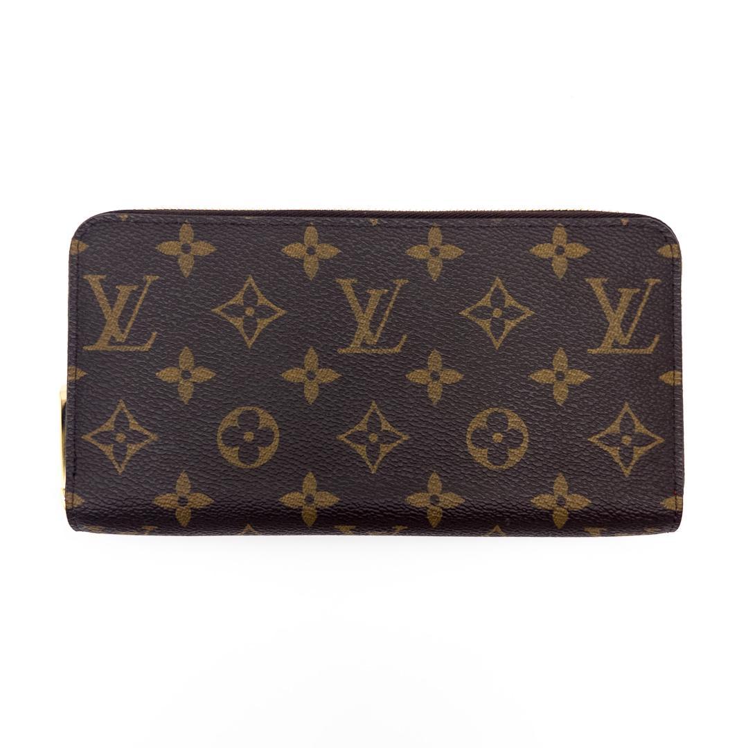【未使用品級】ルイヴィトン ジッピー・ウォレット モノグラム コクリコ