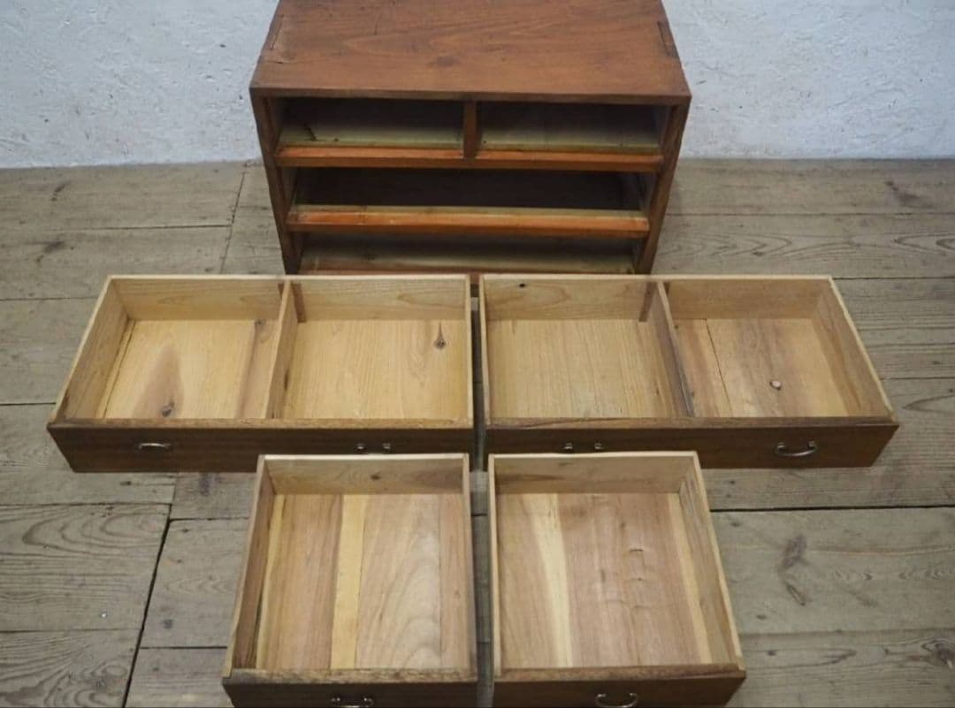 1032 レトロ　和タンス　箪笥　収納棚　ケース　陳列台　テレビ台　ローボード