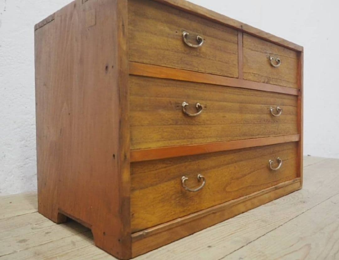 1032 レトロ　和タンス　箪笥　収納棚　ケース　陳列台　テレビ台　ローボード