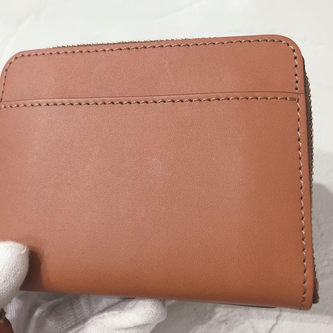 ☆美品☆ ITAGAKI 二つ折り財布 キャメル レザー シンプル メンズ