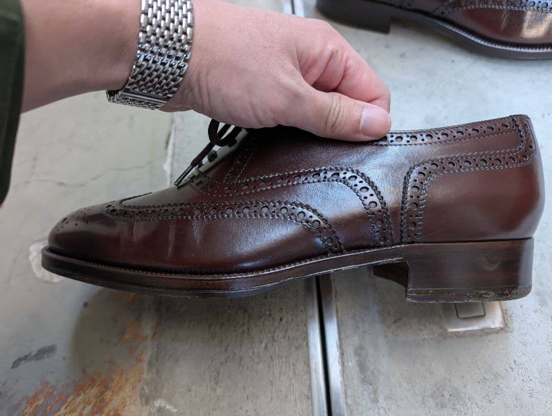 タニノクリスチー ダークブラウン ウィングチップ 5サイズ