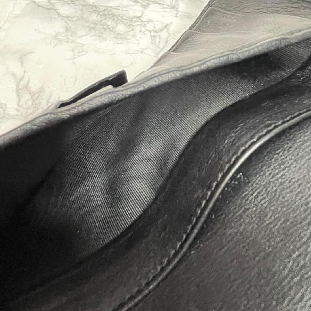 グッチ GUCCI グッチシマ 長財布 GGレザー ブラック