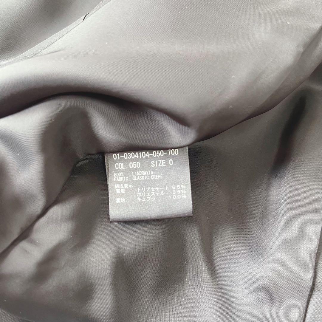 【未使用級】Theory LINDRAYIA ノーカラージャケット ボタンレス