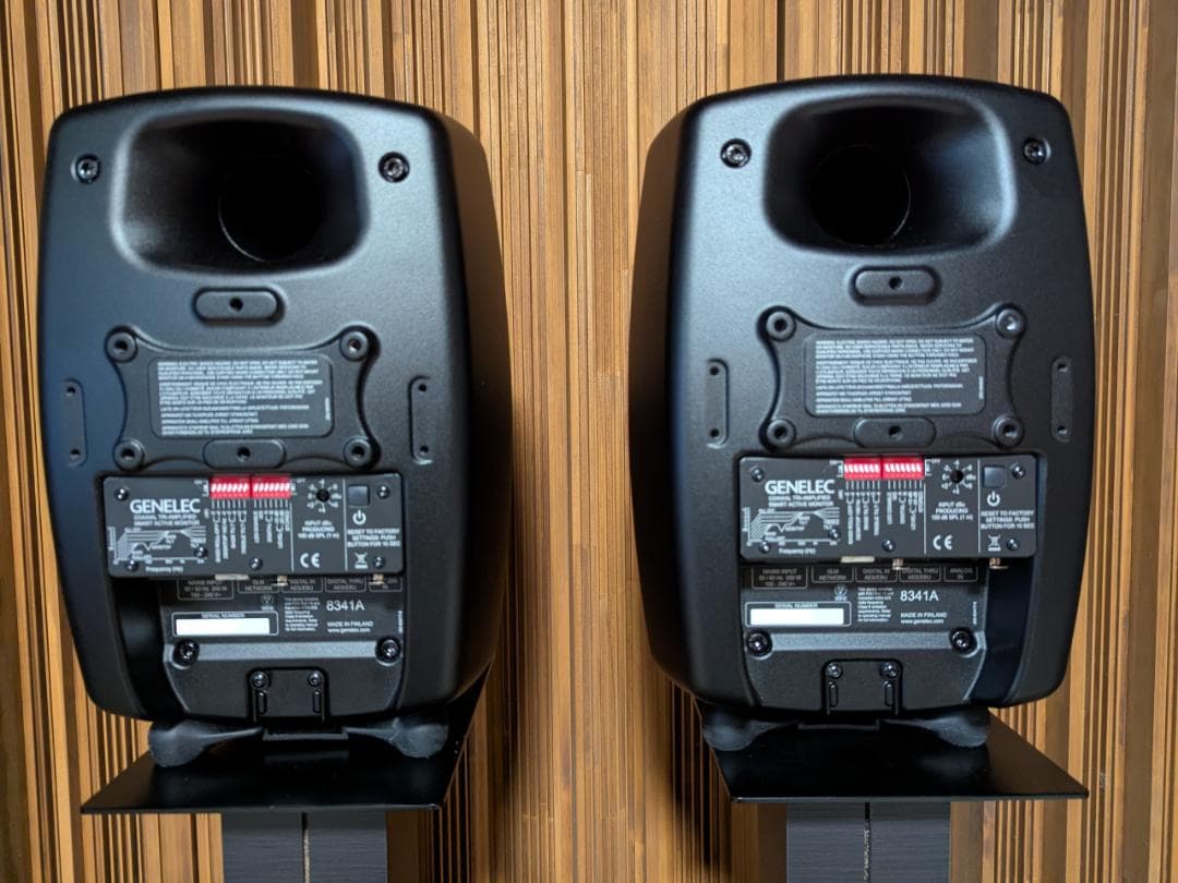 【美品】GENELEC 8341A ブラック ペア & GLM kit