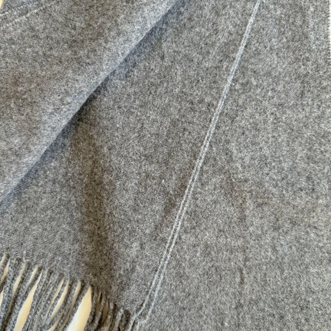 LOEWE グレー カシミヤ マフラー