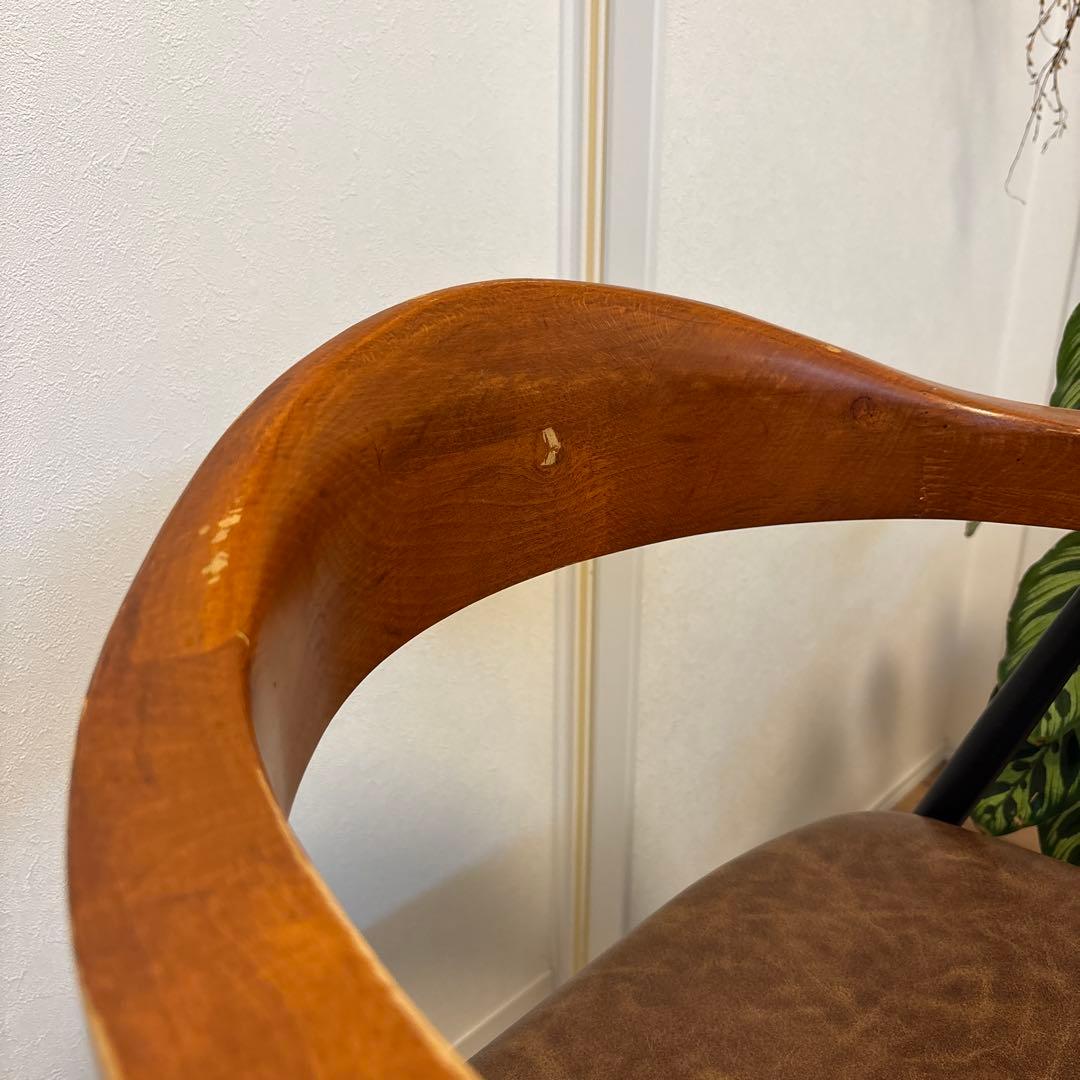 東谷AZUMAYA アームチェア① TEC-63 モダンなダイニングチェア