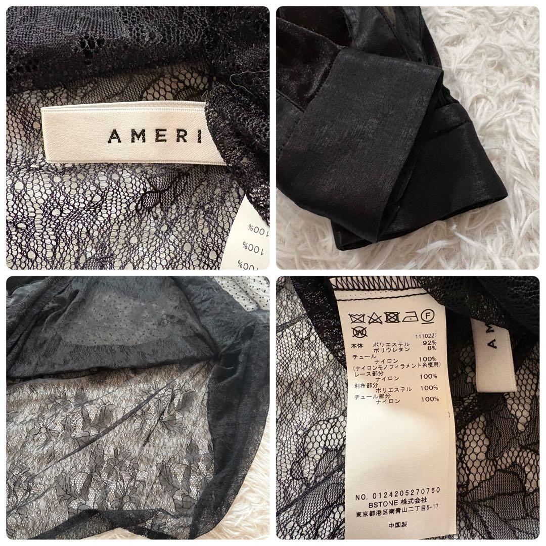 極美品✨AMERI WAVE SWITCH SHEER DRESS