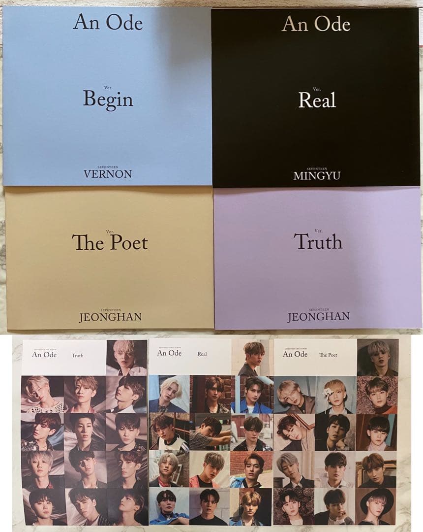SEVENTEEN セブチ An Ode 5形態 セット おまけ トレカ 7枚