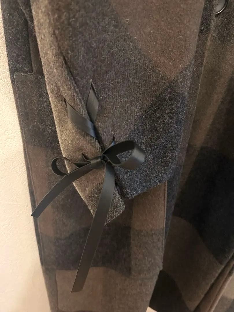 collection PREVEE? プリべ　チェック柄ダブル　ロングコート