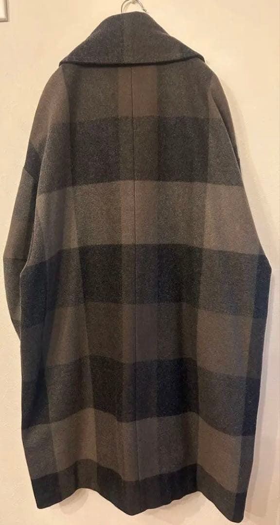 collection PREVEE? プリべ　チェック柄ダブル　ロングコート