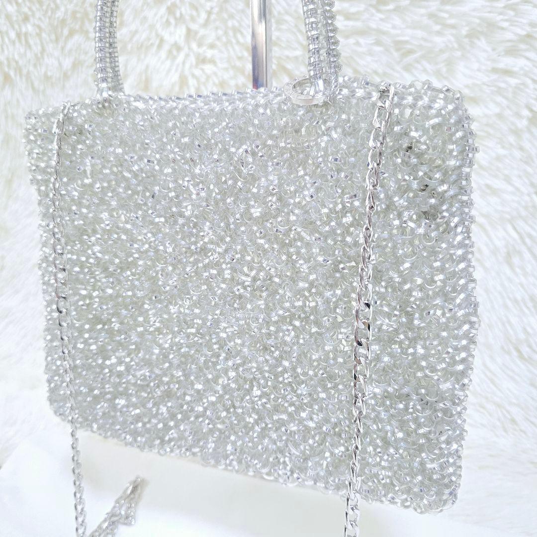 極美品✨人気色シルバー✨アンテプリマ スクエア ミディアム シルバー