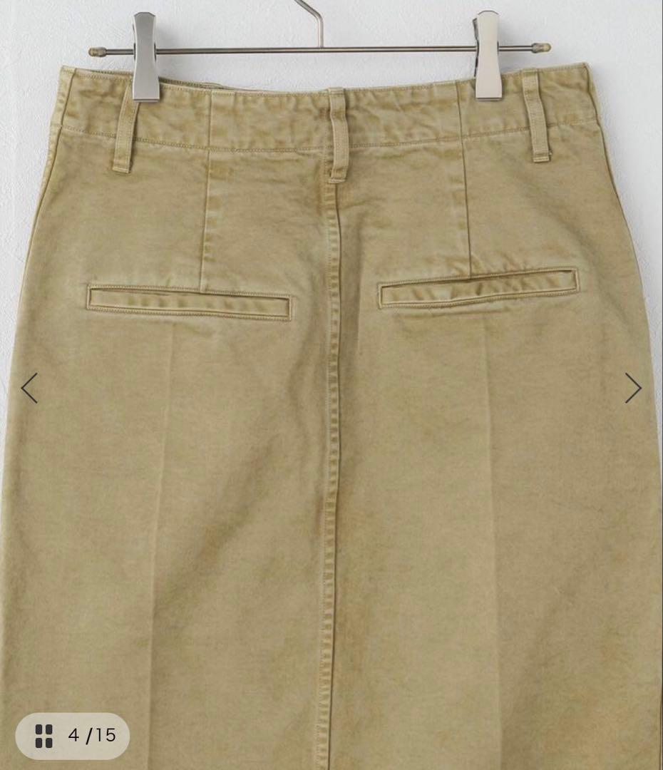 新作●AURALEE オーラリー 25AWチノスカート