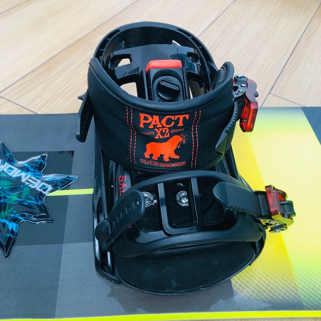 【美品】HEADスノーボード 153cm バインディングSALOMON