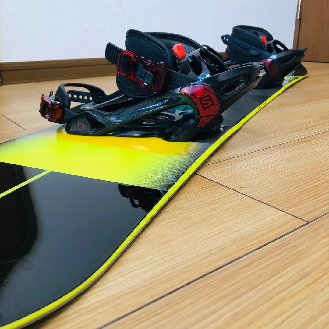 【美品】HEADスノーボード 153cm バインディングSALOMON