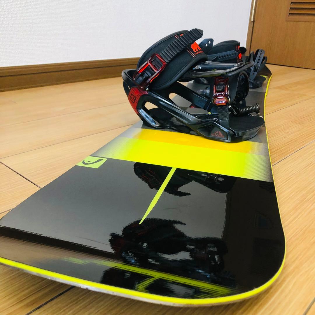【美品】HEADスノーボード 153cm バインディングSALOMON