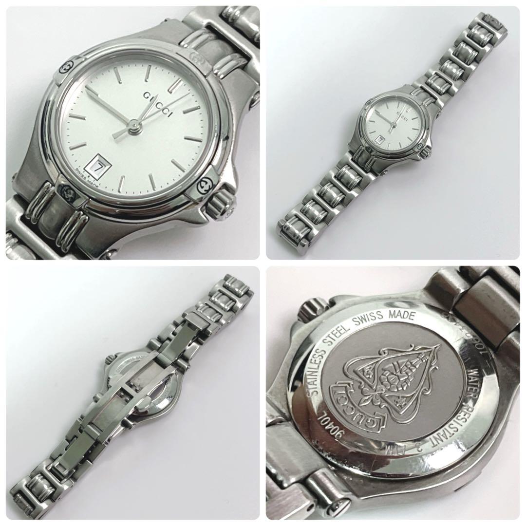 最終値下げ！極美品 GUCCI グッチ 9040L 腕時計 新品電池 極希少