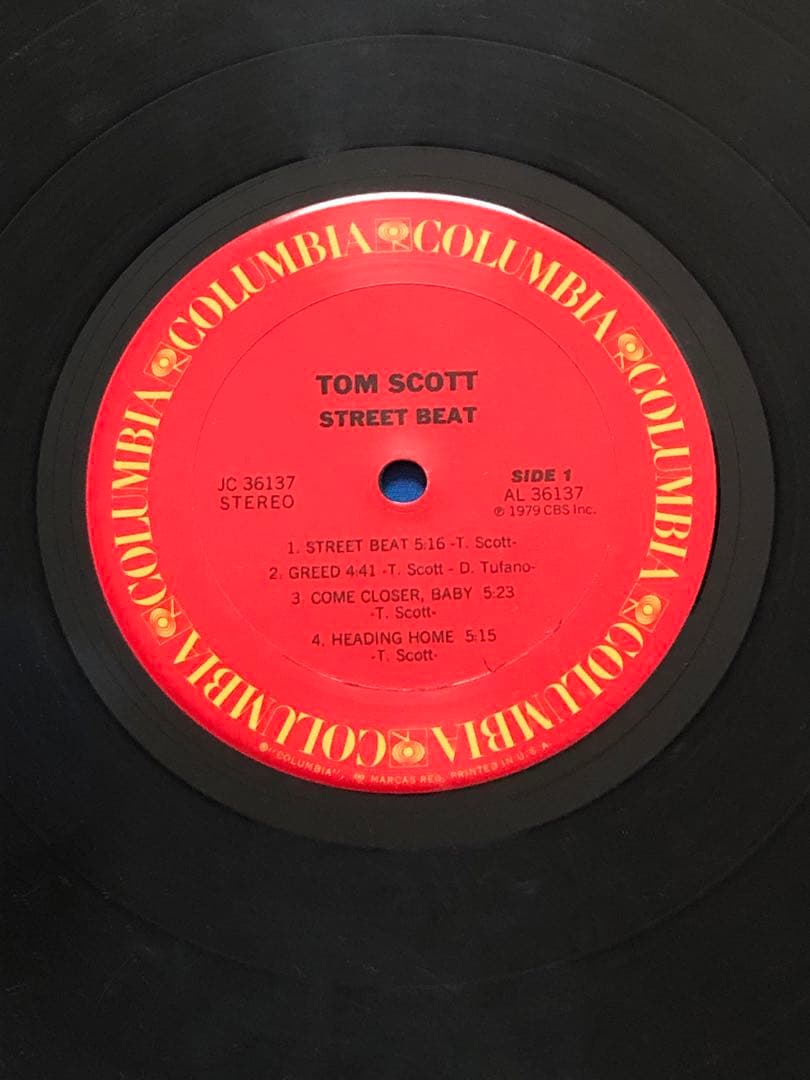 LPレコード♢トム・スコット♢JC36137♢1979年♢うg4949w43