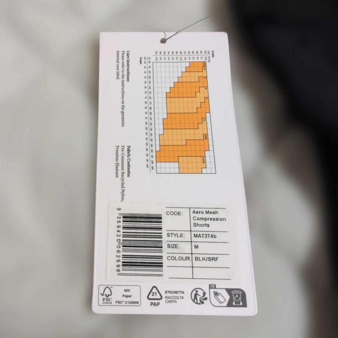 2XU メンズ PWXエアロメッシュ コンプレッション ショート Mサイズ