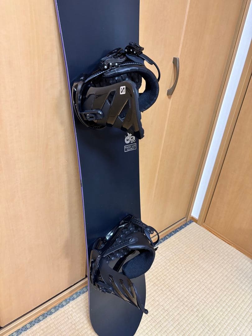 SALOMON パウダースネーク153　& RHYTHM Mサイズ　バインセット