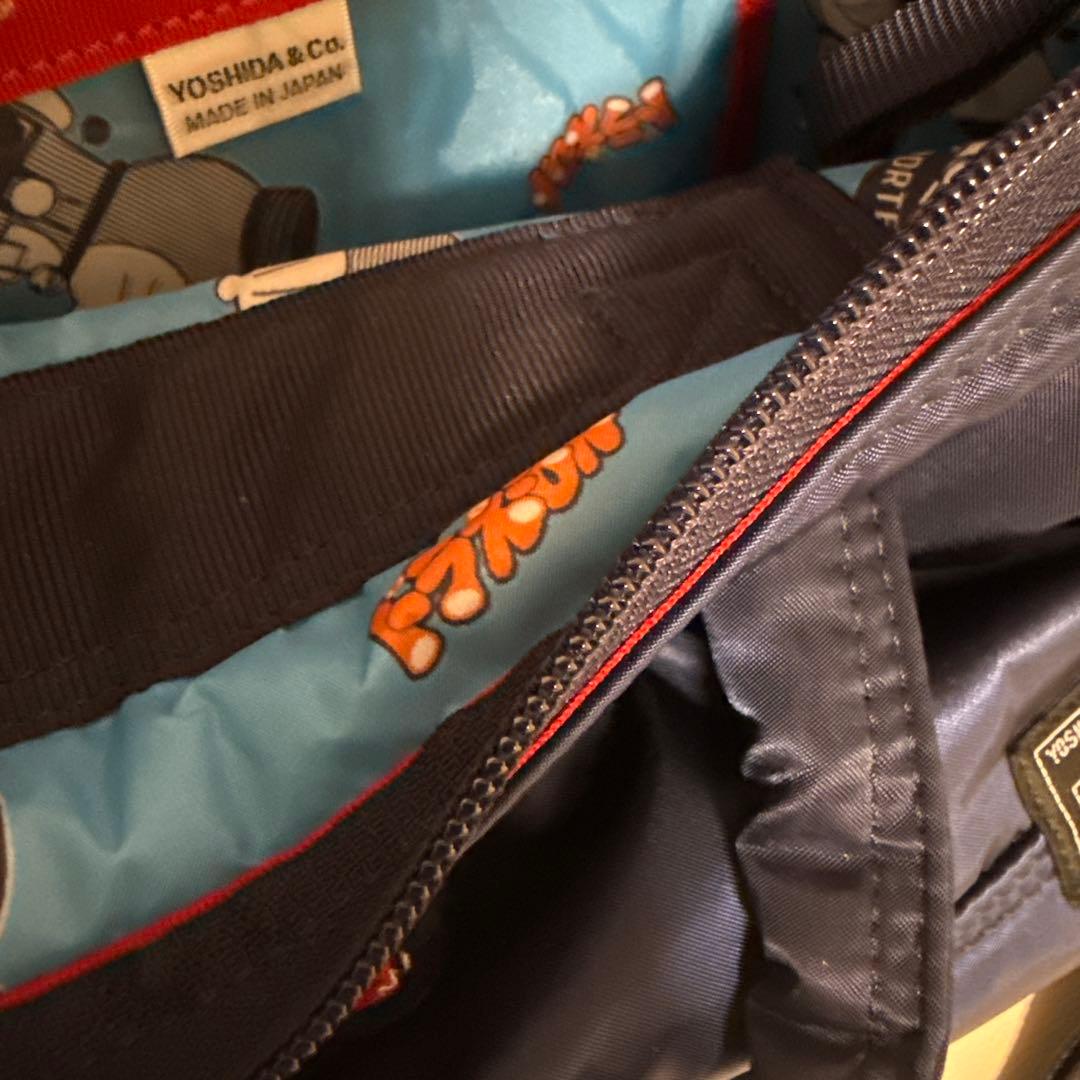 PORTER ドラえもん ネイビー ショルダーバッグ