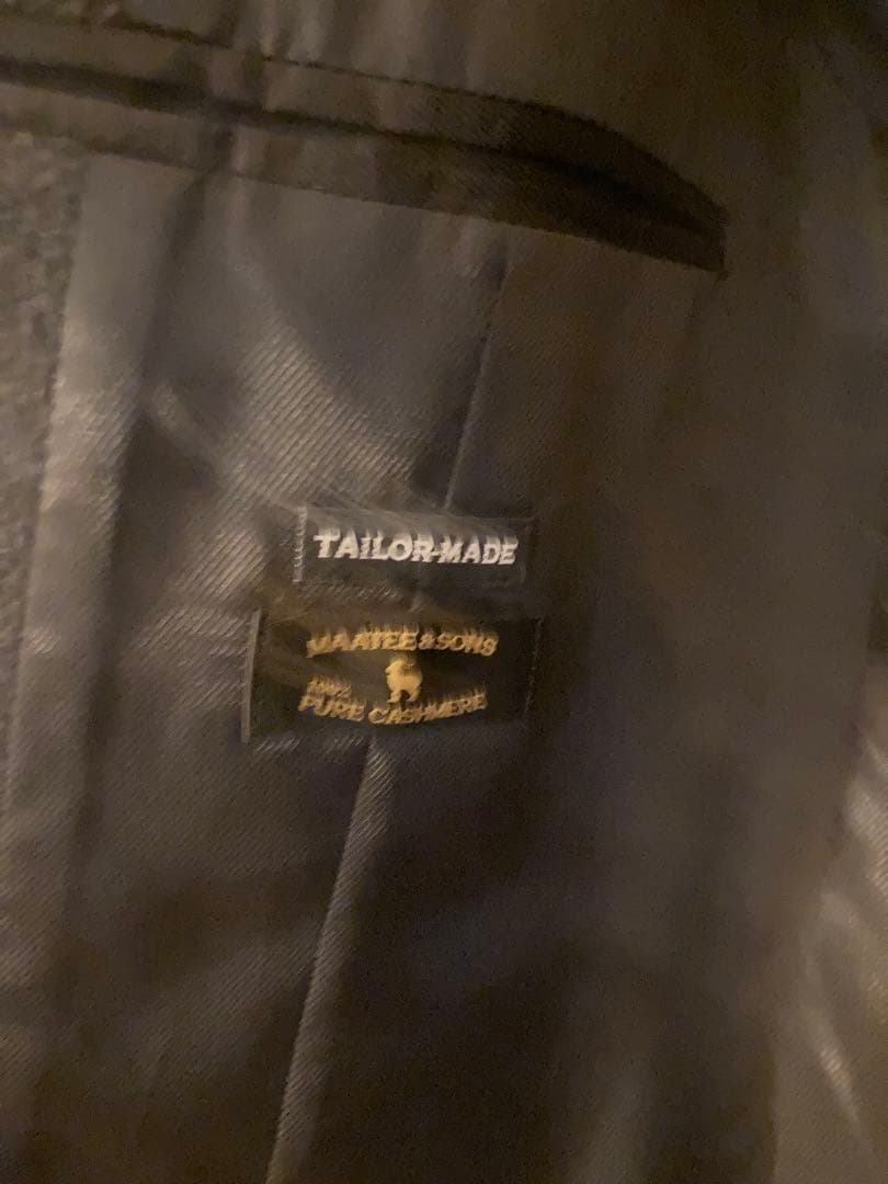 【新品】24AW MAATEE&SONS ダブル カシミヤ チェスター コート