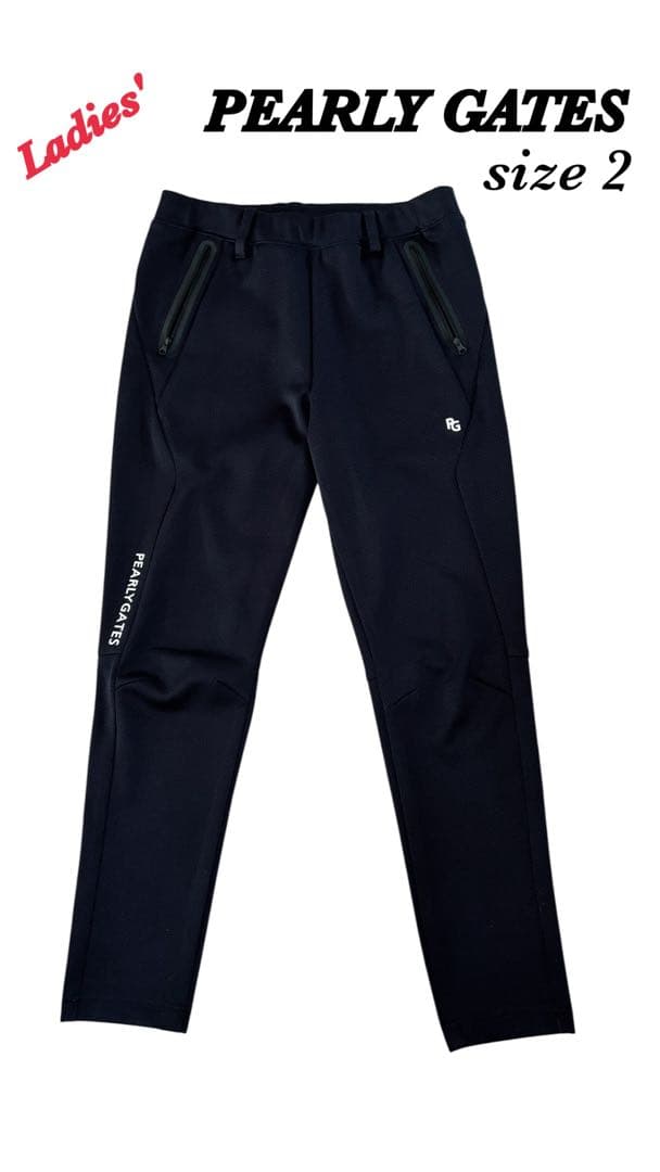 試着のみ美品！PG パーリーゲイツ　パンツ　ジョガーパンツ　レディース2 L